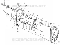carter della catena 440 XC 0971760 (4937873787B008)