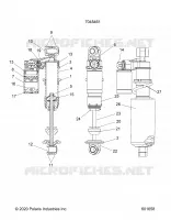 SUSPENSION, SHOCK ANTERIORE TRACK