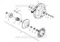 FRIZIONE DRIVEN ASSEMBLY Sport 400L W948540 (4927232723B011)