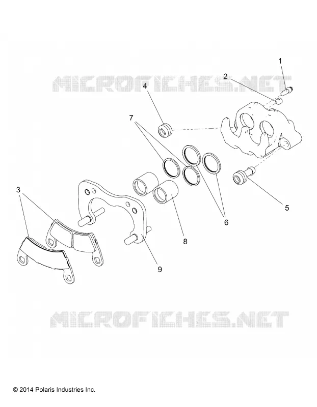 FRENO POSTERIORE CALIPER