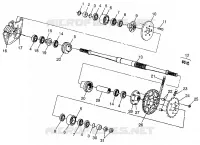 MEDIO TRASMISSIONE MAGNUM 6X6 W97AE42A AND SWEDISH MAGNUM 6X6 S97AE42E (4940754075C004)