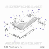 SISTEMA DI ALIMENTAZIONE CARBURANTE, FUEL TANK ASM.