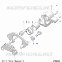 FRENO POSTERIORE CALIPER