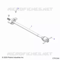 TRASMISSIONE, FRONT PROP SHAFT