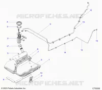 SISTEMA DI ALIMENTAZIONE CARBURANTE, FUEL TANK ASM.