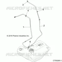 BODY, CARBURANTE LINES, STD.