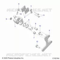 BRAKES, PINZA FRENO POSTERIORE