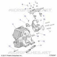 ENGINE, PRESA D'ARIA MANIFOLD