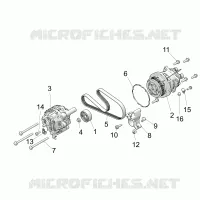 ENGINE, ALTERNATORE AND COMPRESSOR