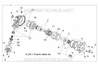 TRASMISSIONE, FRONT SCATOLA DEGLI INGRANAGGI INTERNALS