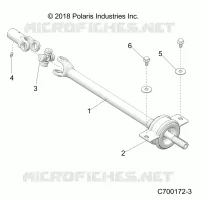 TRASMISSIONE, MID PROP SHAFT