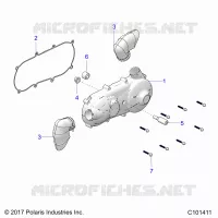DRIVE TRAIN, COPERCHIO FRIZIONE AND DUCTING