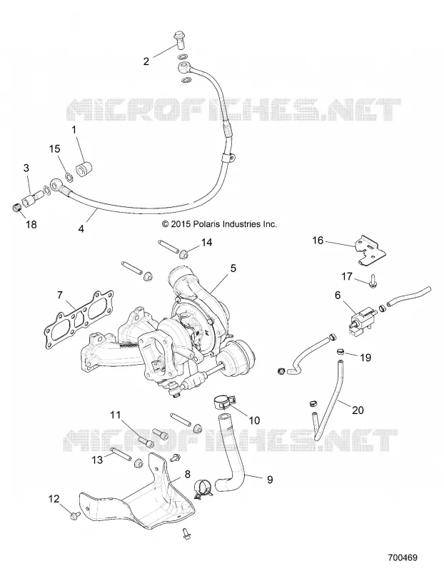 MOTORE, TURBO CHARGER MOUNTING