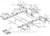 SOSPENSIONE 600 XC 0971776 and EUROPEAN 600 XC E971776 (4937933793B009)
