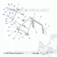 STEERING, STERZO POST AND HOOP