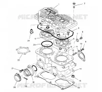 CILINDRO 440 XCR 0961660 (4932113211C010)