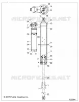 SUSPENSION, AMMORTIZZATORE POSTERIORE