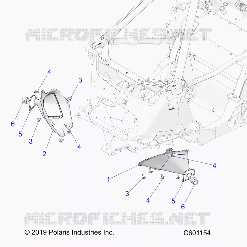 CHASSIS, TIE ROD BOOT ASM.