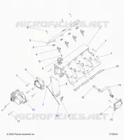 ASPIRAZIONE MANIFOLD, FUEL RAIL AND RELATED