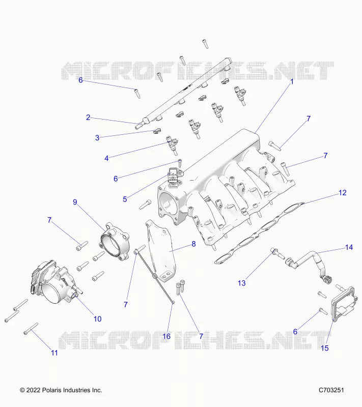 ASPIRAZIONE MANIFOLD, FUEL RAIL AND RELATED