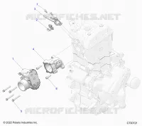 ENGINE, CORPO FARFALLATO AND FUEL RAIL