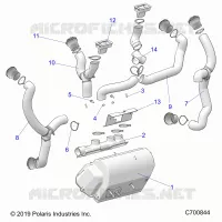 CRUSCOTTO, HEATER DUCTING