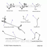 ELETTRICO, WIRE HARNESSES, HOOD/JUMPERS, GPS