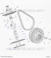 TRASMISSIONE, SECONDARY CLUTCH