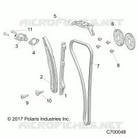 CAM CATENA AND TENSIONER