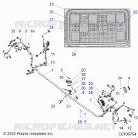 ELETTRICO, WIRE HARNESS, CHASSIS