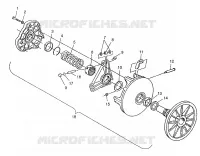 TRASMISSIONE FRIZIONE 700 RMK 0970966, 700 SKS 0970566 and EUROPEAN 700 SKS E970566 (4938573857C001)