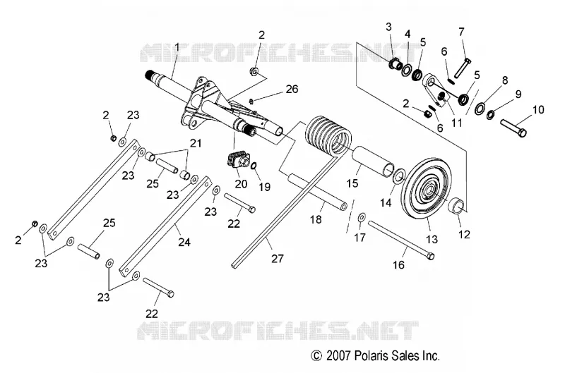 SUSPENSION, POSTERIORE COPPIA ARM