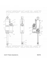 SUSPENSION, AMMORTIZZATORE POSTERIORE TRACK