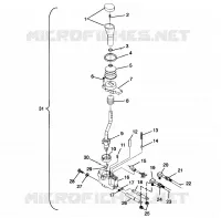 selettore di marcia 2X4 300 W957530 (4930053005C004)