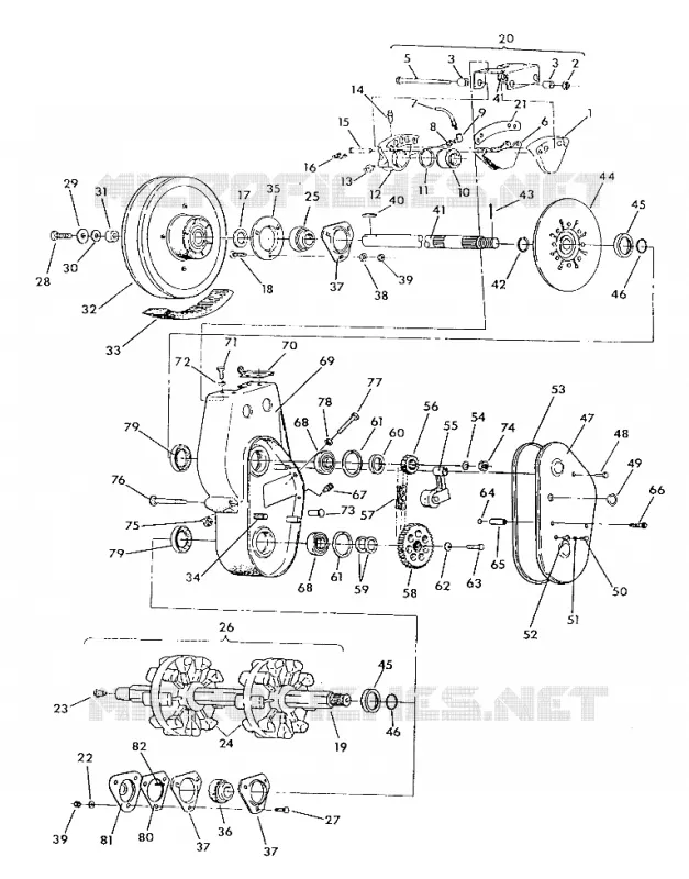 FRENO   carter della catena 400 FROM SERIAL NUMBER 1802330 (4919241924033A)