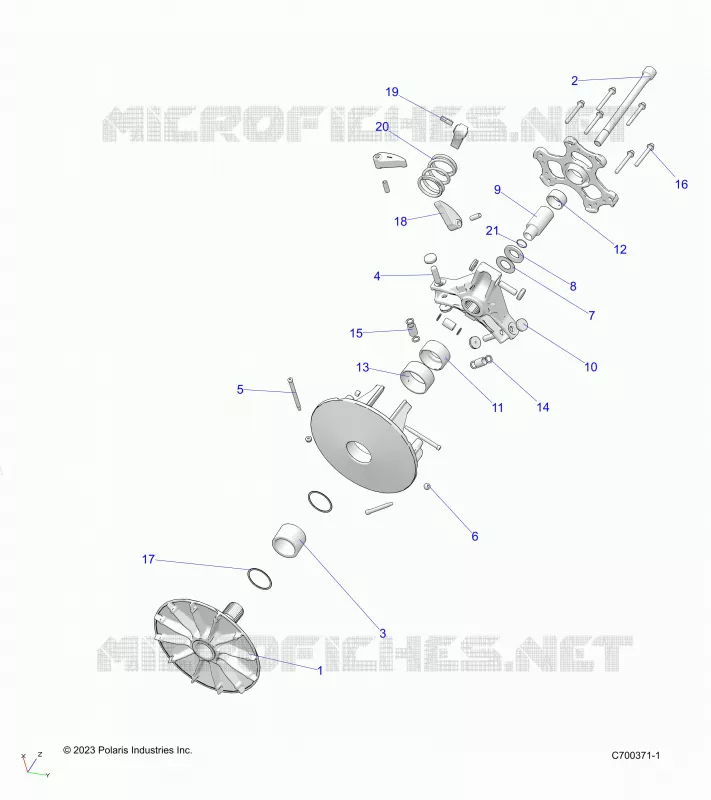 TRASMISSIONE, PRIMARY CLUTCH