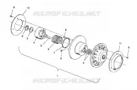 FRIZIONE DRIVEN ASSEMBLY XLT/0930767,XLT SP/0930667    XLT SKS/0930567 (4923012301027A)