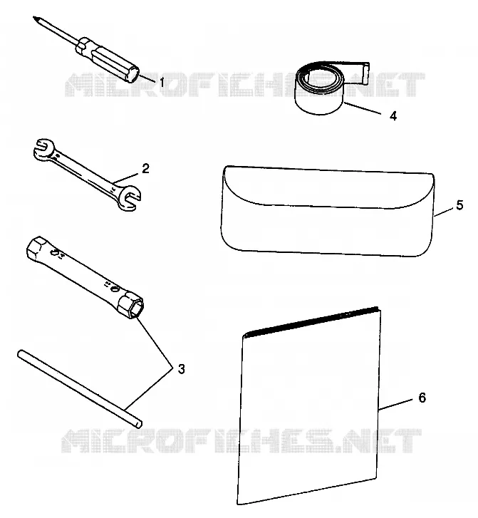 KIT DI STRUMENTI ULTRA 0976778 and EUROPEAN ULTRA E976778 (4938053805C005)