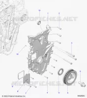 MOTORE, FRONT COVER ASSEMBLY