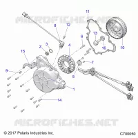 ENGINE, STATOR AND FLYRUOTA