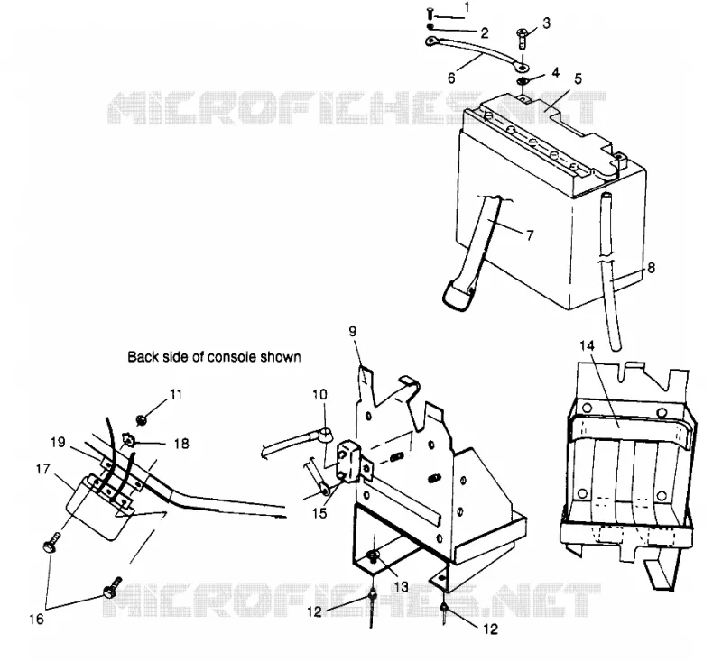 BATTERIA BOX 500 EFI 0963774 and EUROPEAN 500 EFI E963774 (4936183618C005)