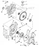 POMPA DELL'ACQUA ULTRA SKS 0960578, EUROPEAN ULTRA SKS E960578, and ULTRA RMK 096 (4931683168C011)