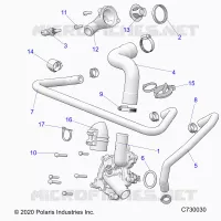 MOTORE, WATERPUMP AND BYPASS