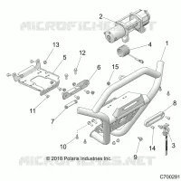 PARAURTI ANTERIORE, W/WINCH