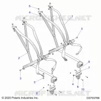 SEDE BELT MOUNTING 6 POINT