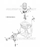 ENGINE, PISTON AND ALBERO MOTORE