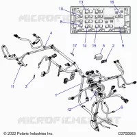 ELETTRICO, WIRE HARNESSES, CHASSIS
