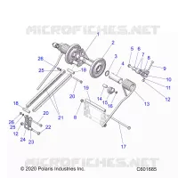 SUSPENSION, POSTERIORE COPPIA ARM