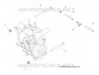 TRASMISSIONE, GEARCASE MOUNTING, REAR