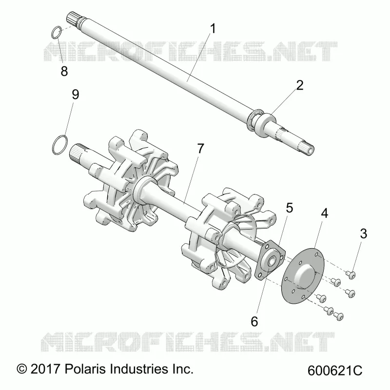 DRIVE TRAIN, JACKSHAFT AND DRIVESHAFT